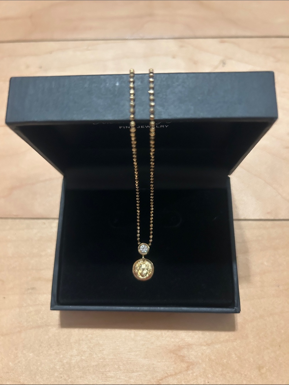Vintage 10K Gold Versace-Inspired Medusa Anklet W/14K Pendant
